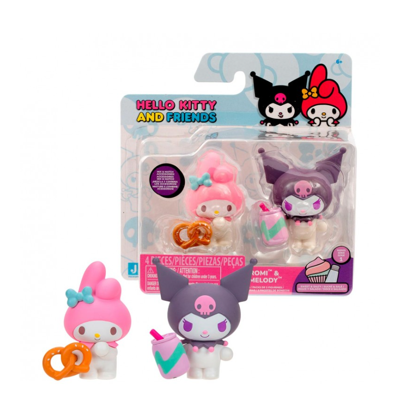 Pack 2 Figuras Hello Kitty 5 Cm De Kitty