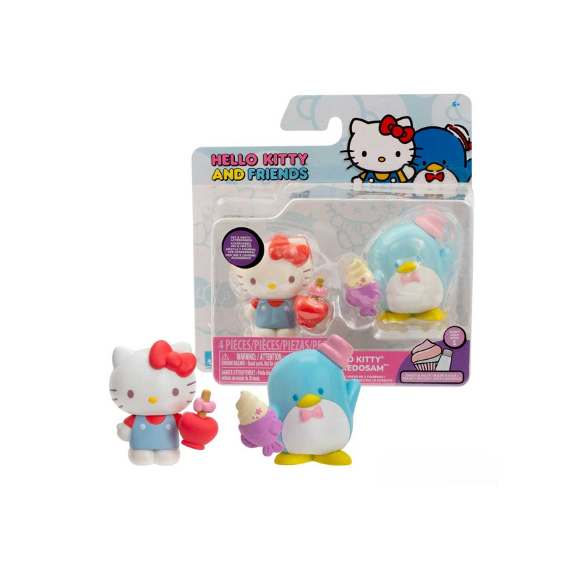 Pack 2 Figuras Hello Kitty 5 Cm Surtido
