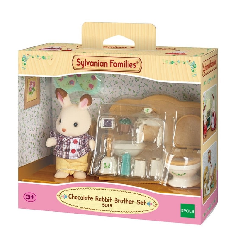 SET DE BAÑO COCO CONEJO CHOCOLATE