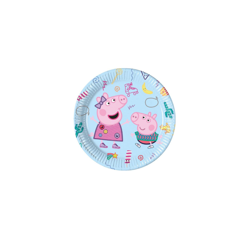 Platos Peppa Pig Messy Play 8 Ud De Party