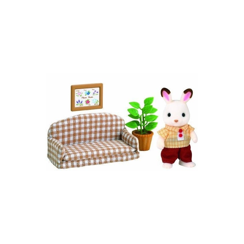 SET DE SOFA FRASIER CONEJO CHOCOLATE