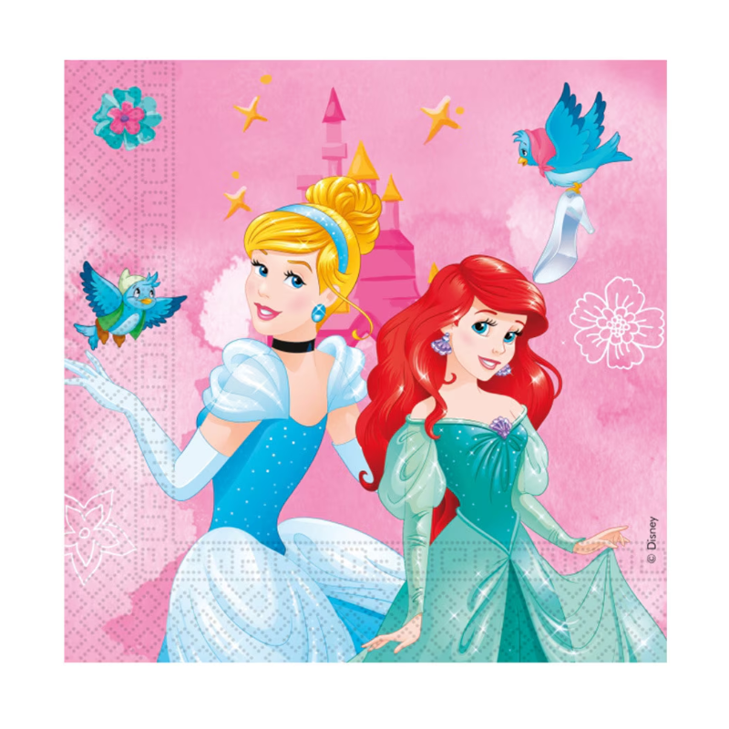 Servilletas Princesas 33x33 Cm 20 Uds De Disney