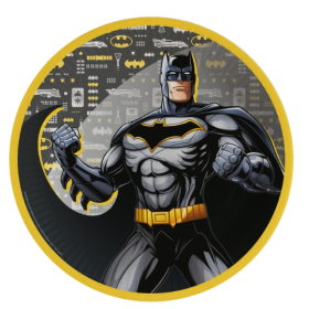 Platos Batman 23 Cm 8 Uds