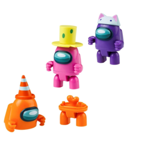 Among Us S3 Mini Figura Accion Pack 3 Surtidos De Bizak 2