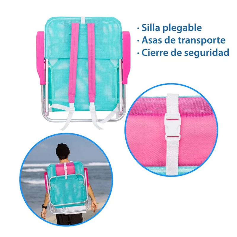 Silla Playa Junior Mochila