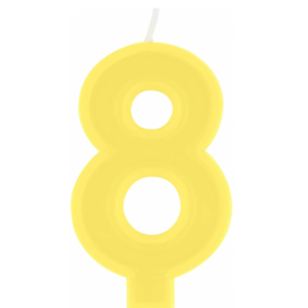 Vela Amarillo Número 8