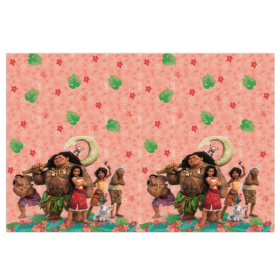 Mantel Plástico Vaiana 2 120x180 Cm De Fiesta Y Cumpleaños