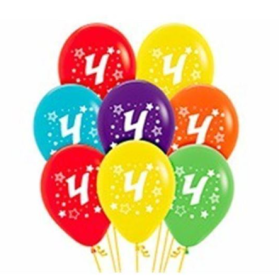 Globos Látex Colores Surtidos N 4 30 Cm De Fiesta Y Cumpleaños 2