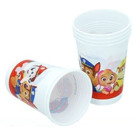 Vasos Plástico Patrulla Canina 180 Ml 6 Ud