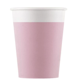 Vasos Rosa 200 Ml 8 Ud