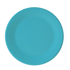 Platos Azul Turquesa 20 Cm