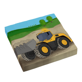 Servilletas Construcción 33x33 Cm 16 Uds