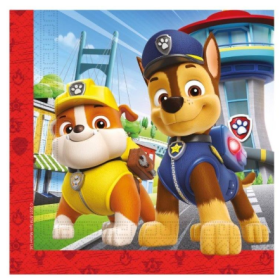 Servilletas Patrulla Canina 33x33 Cm 20 Ud