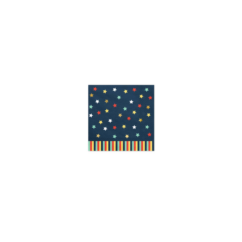 Servilletas Estrellas 33x33 Cm 12 Ud De Fiesta y Cumpleaños
