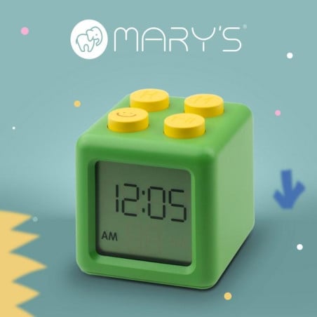 Mary`s Reloj Despertador Block Verde