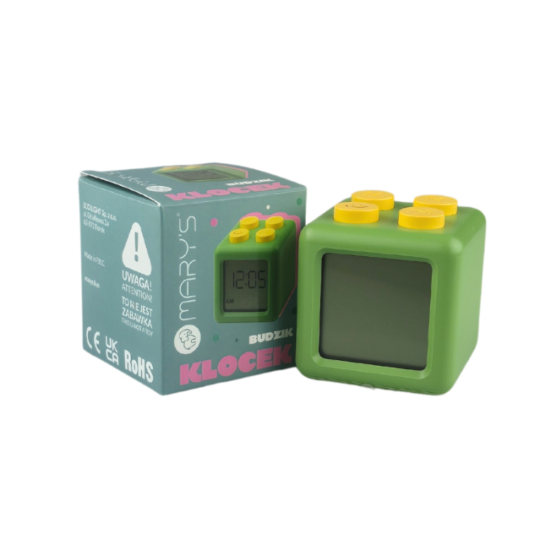 Mary`s Reloj Despertador Block Verde