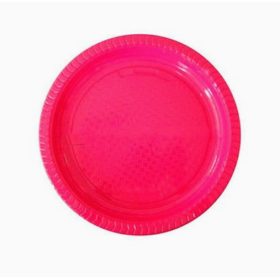 Platos Fucsia 20,5 Cm 10 Ud