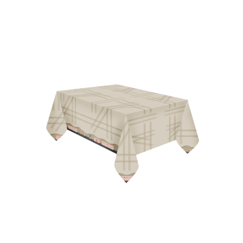 Mantel Papel Construcción 120x180 Cm De Fiesta y Cumpleaños