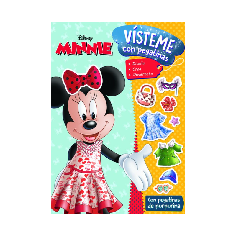 Minnie Vísteme Con Pegatinas De Disney