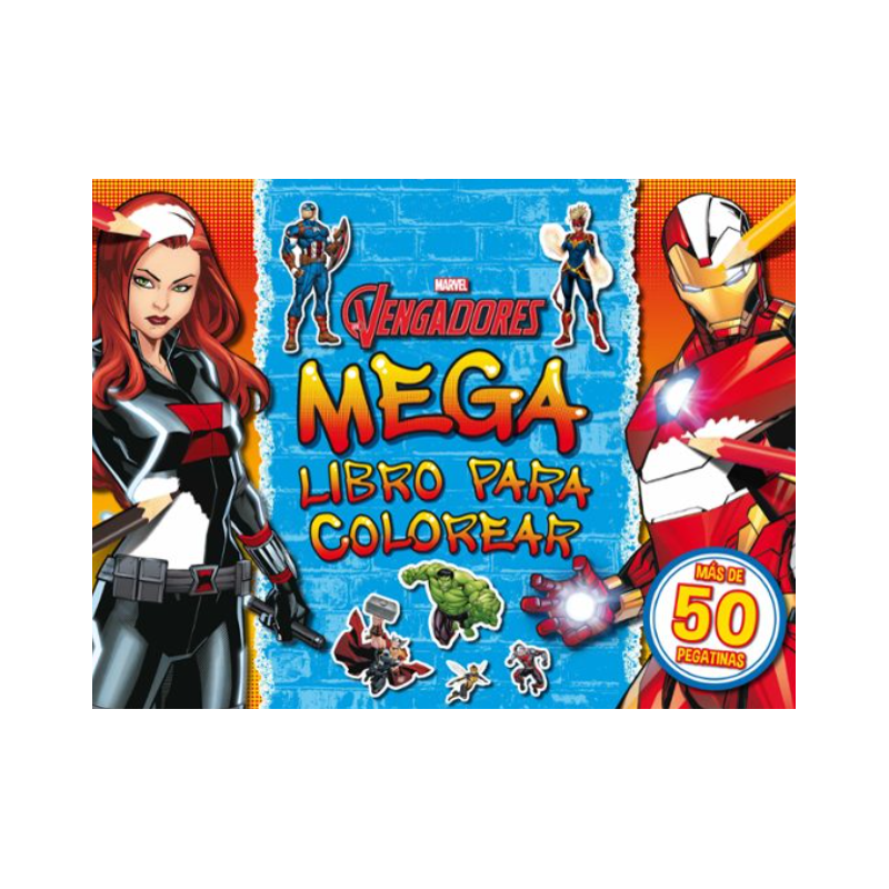 Los Vengadores Megalibro De Colorear De Marvel