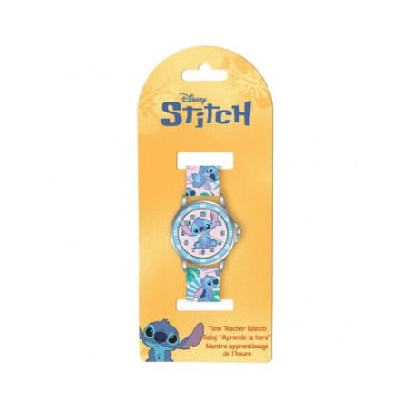 Reloj Analógico Stitch Aprender La Hora