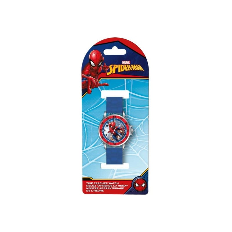Reloj Analógico Spiderman Aprender La Hora