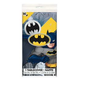Mantel Plástico Batman 137x213 Cm De Fiesta Y Cumpleaños