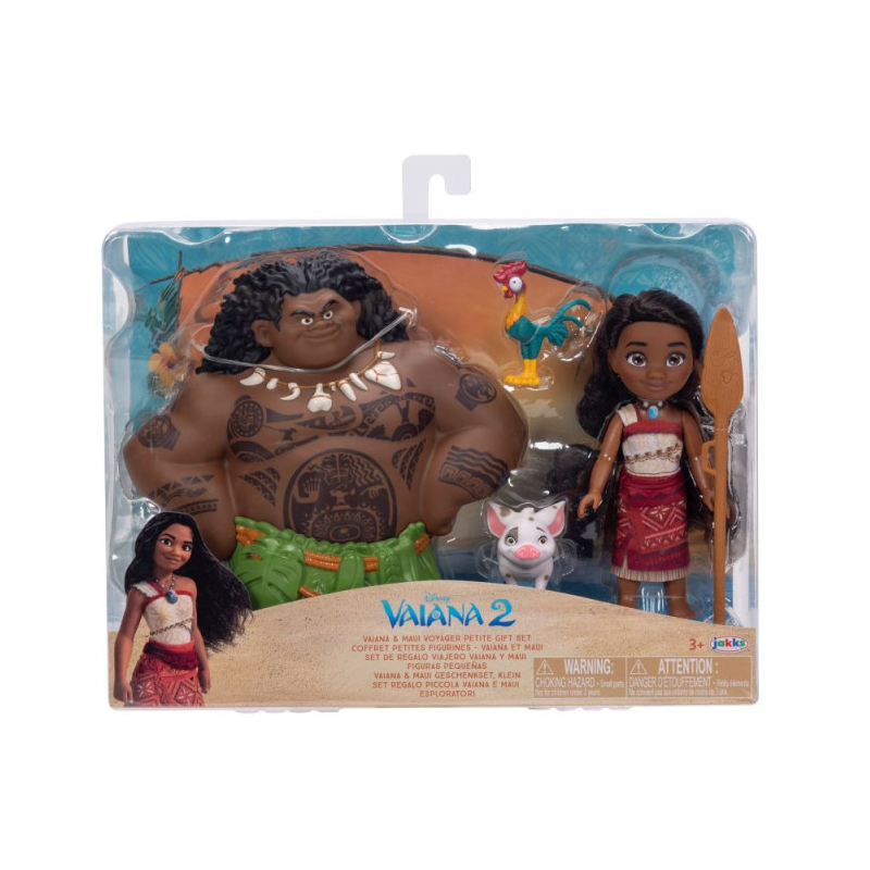 Set Figuras Vaiana Y Maui Disney