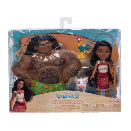 Set Figuras Vaiana Y Maui Disney