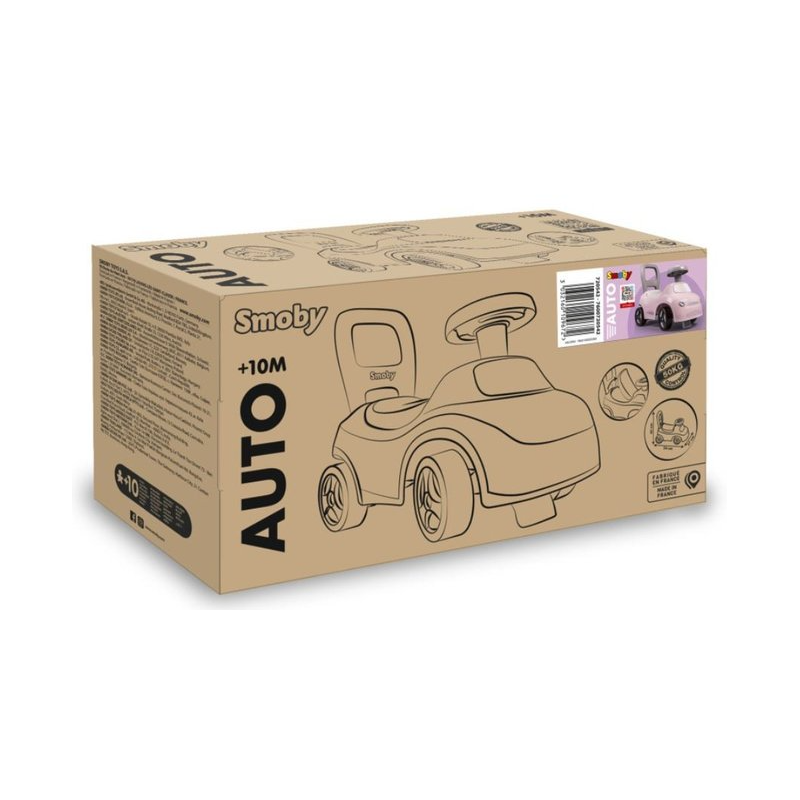 Correpasillos Auto Rosa