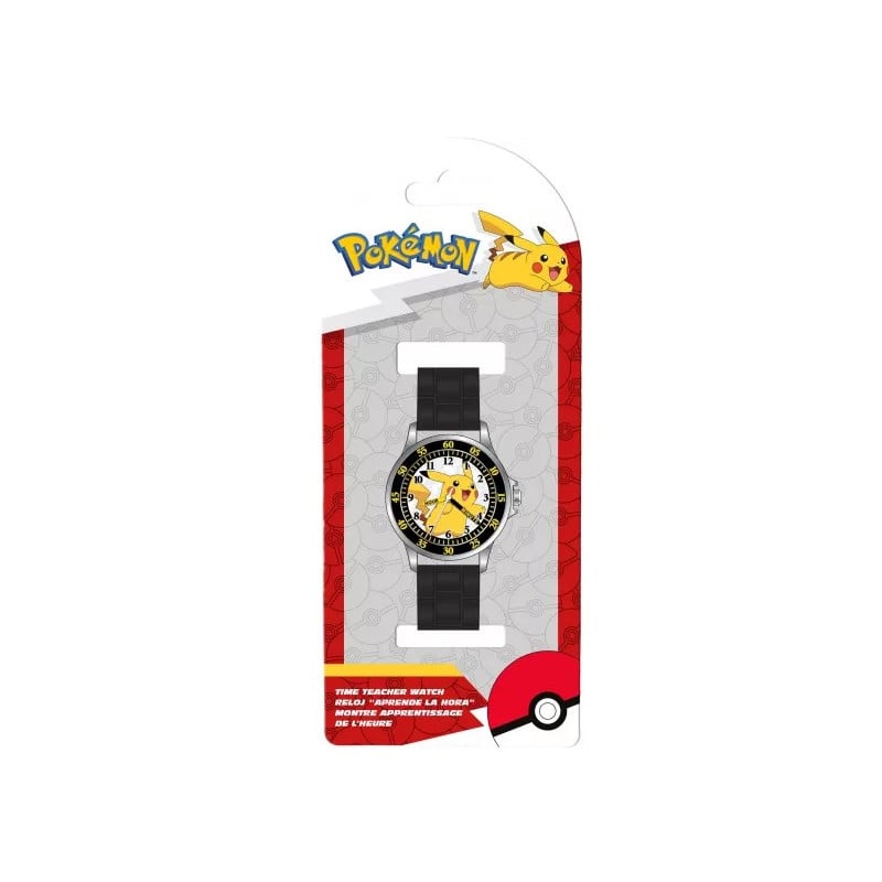 Reloj Analógíco Pokemon Aprender La Hora
