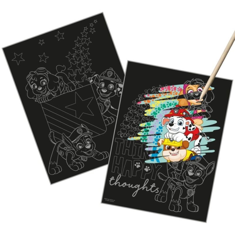 Set De Scratch Art Paw Patrol