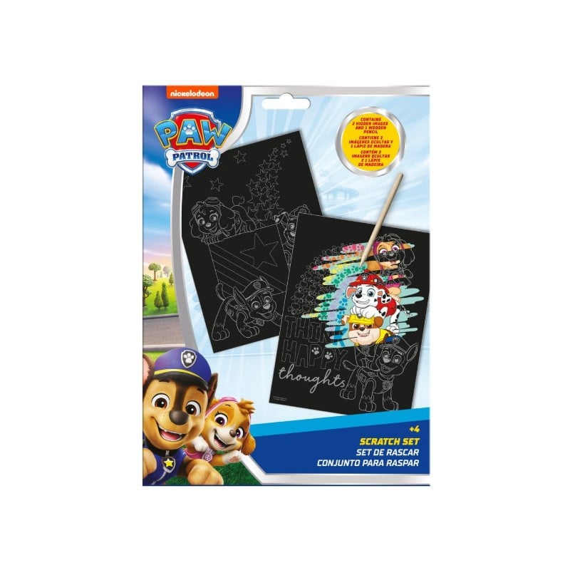 Set De Scratch Art Paw Patrol