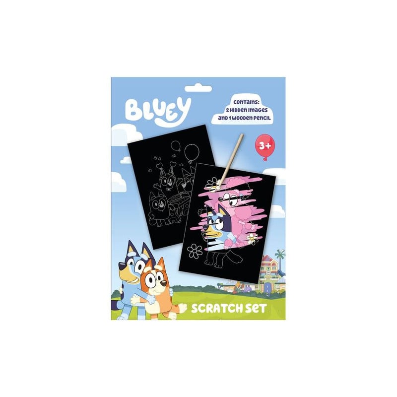 Set De Scratch Art Bluey