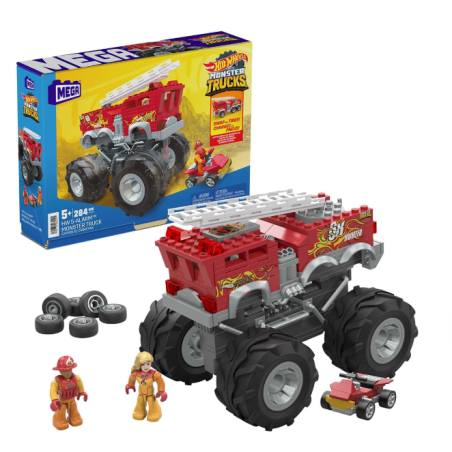 Hot Wheels Mega Camión De Bomberos De Hot Wheels