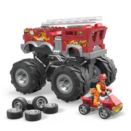 Hot Wheels Mega Camión De Bomberos