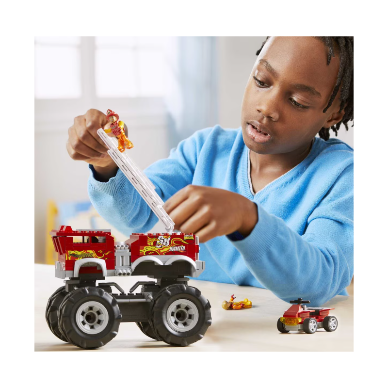 Hot Wheels Mega Camión De Bomberos