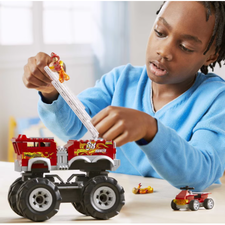 Hot Wheels Mega Camión De Bomberos