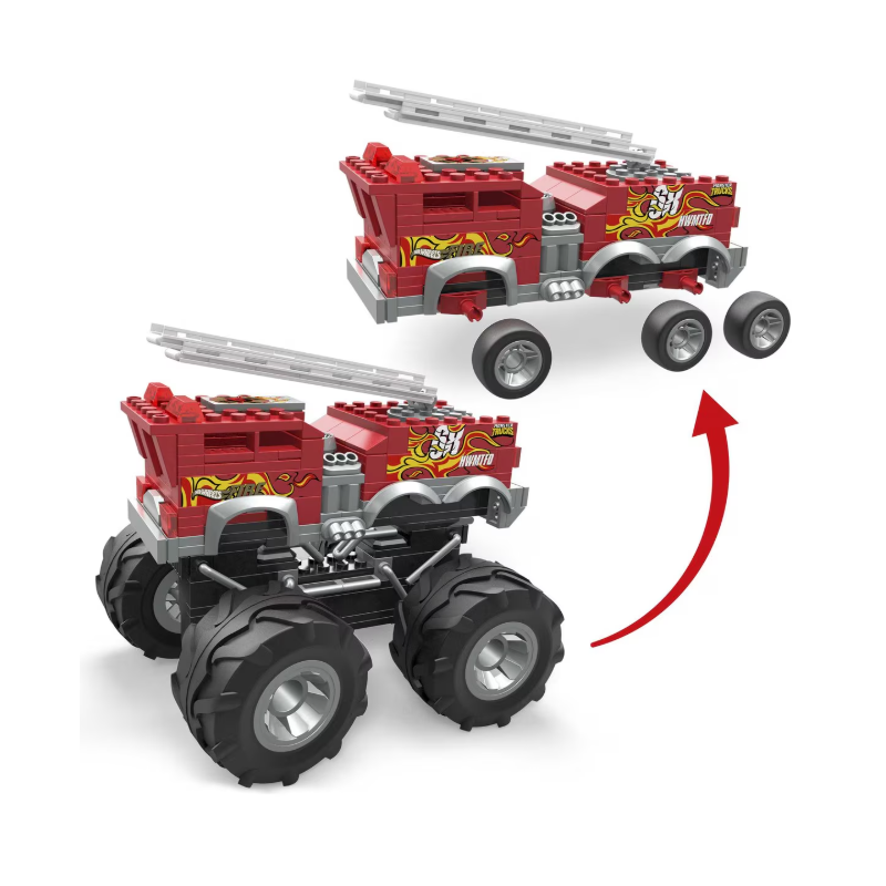 Hot Wheels Mega Camión De Bomberos