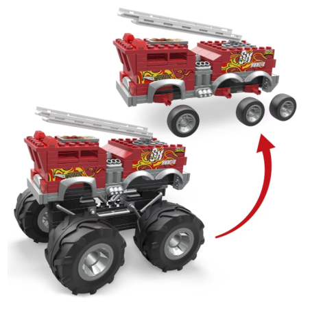 Hot Wheels Mega Camión De Bomberos