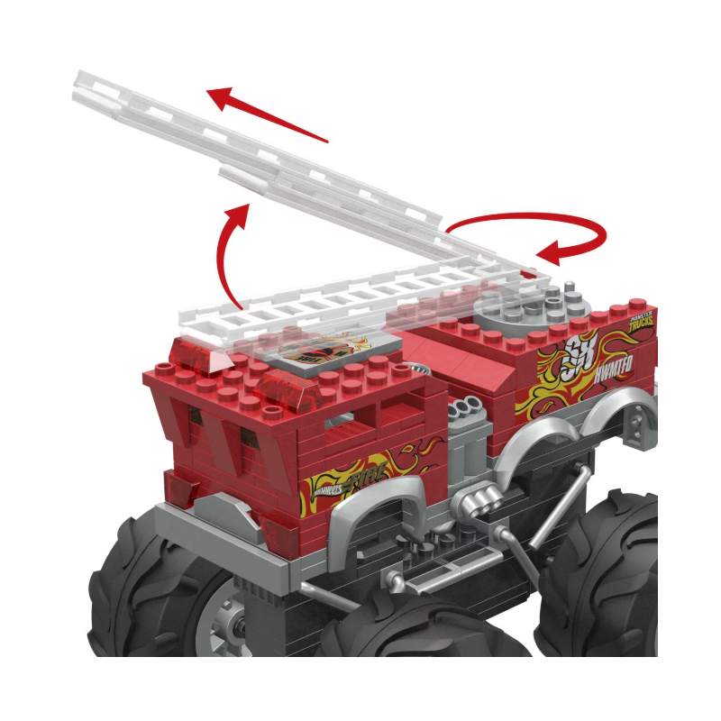 Hot Wheels Mega Camión De Bomberos