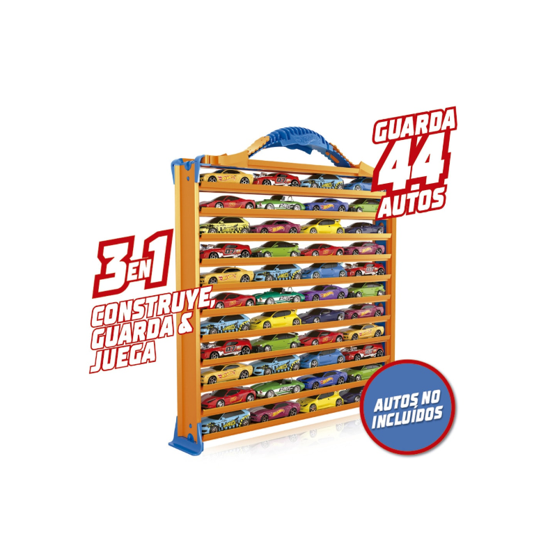 Maletín Portacoches Hot Wheels 3 En 1