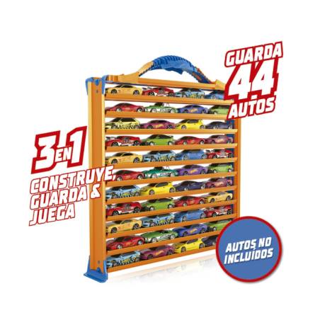 Maletín Portacoches Hot Wheels 3 En 1