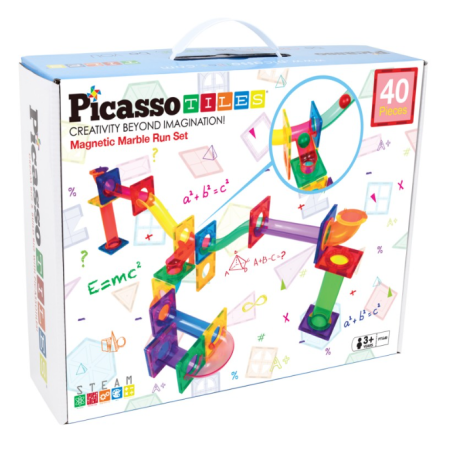 Picasso Tiles Pista De Carreras Magnetic