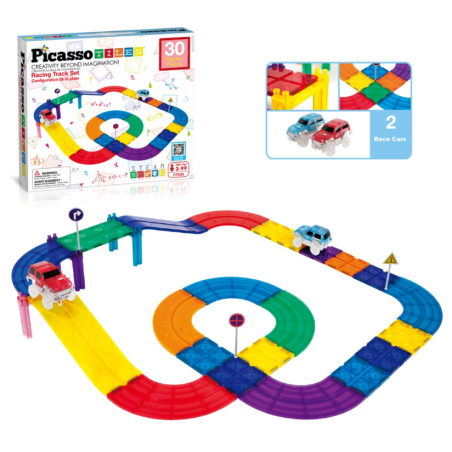 Picasso Tiles Pista De Carreras Magnetic