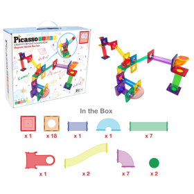 Picasso Tiles Circuito De Canicas Magnetic 2