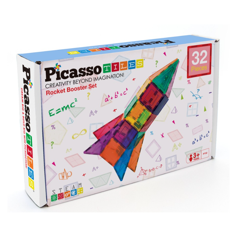 Picasso Tiles Bloques Magnéticos 32 Pcs