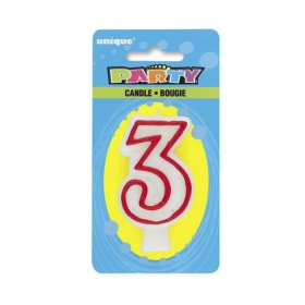 Vela Cumpleaños Nº 3