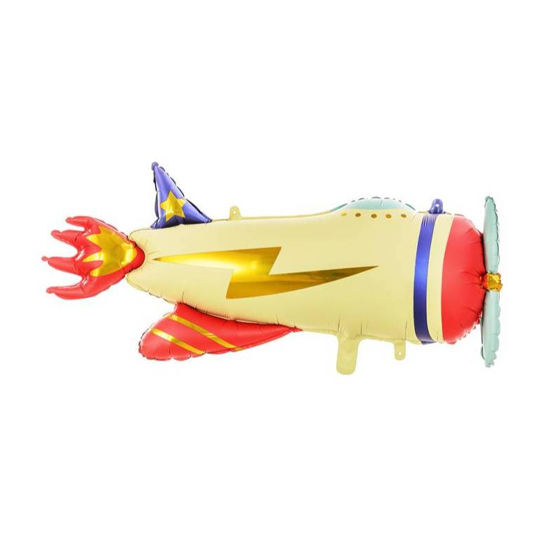 Globo Forma Avión 91x39 Cm De Fiesta Y Cumpleaños