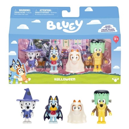 Pack 4 Figuras Bluey Surtido